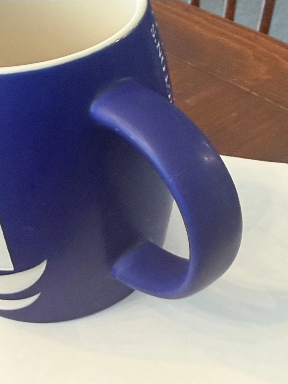George Washington Mount Vernon Blue and White Scenic Ceramic Mug made in USA